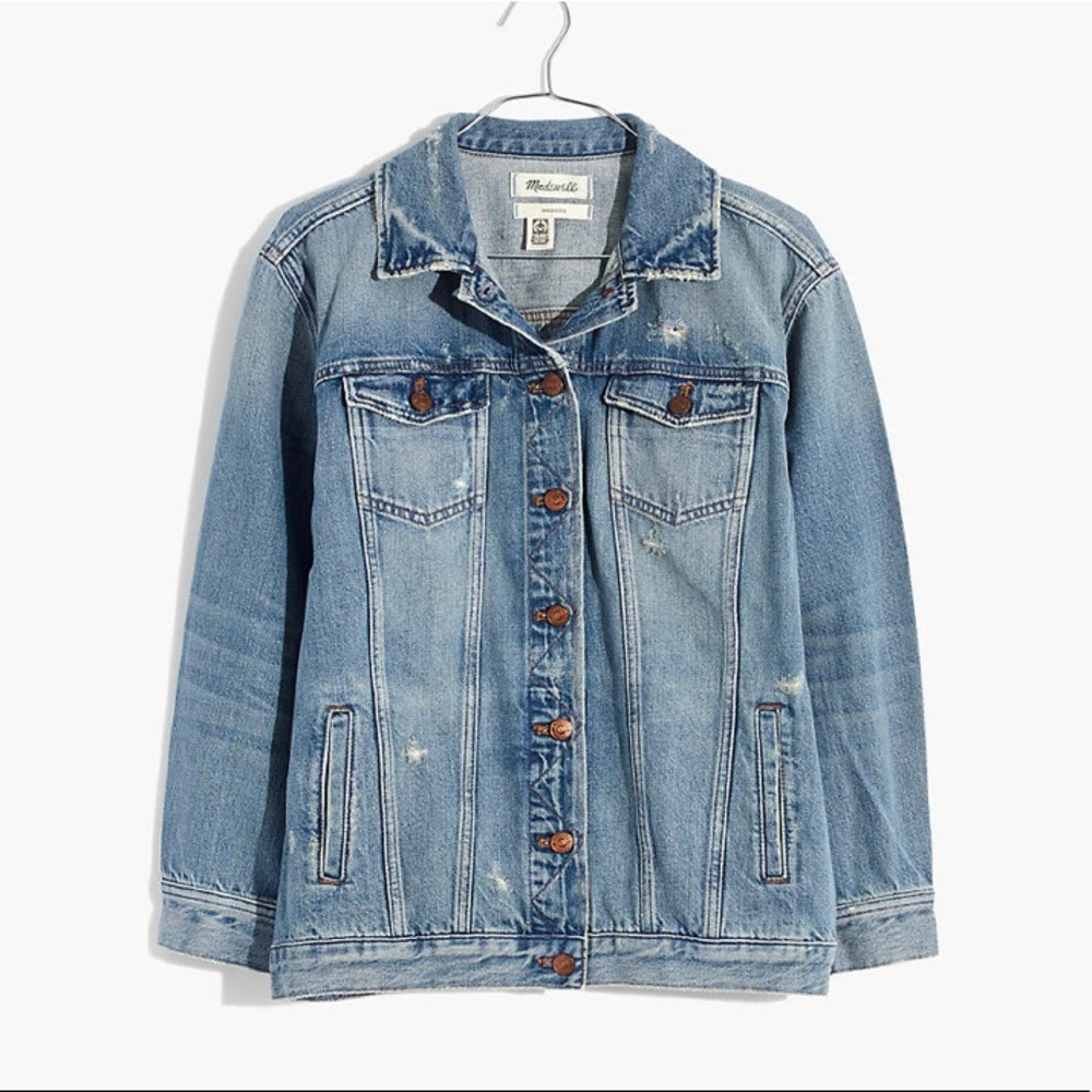 The Oversized Jean Jacket in Westend Wash